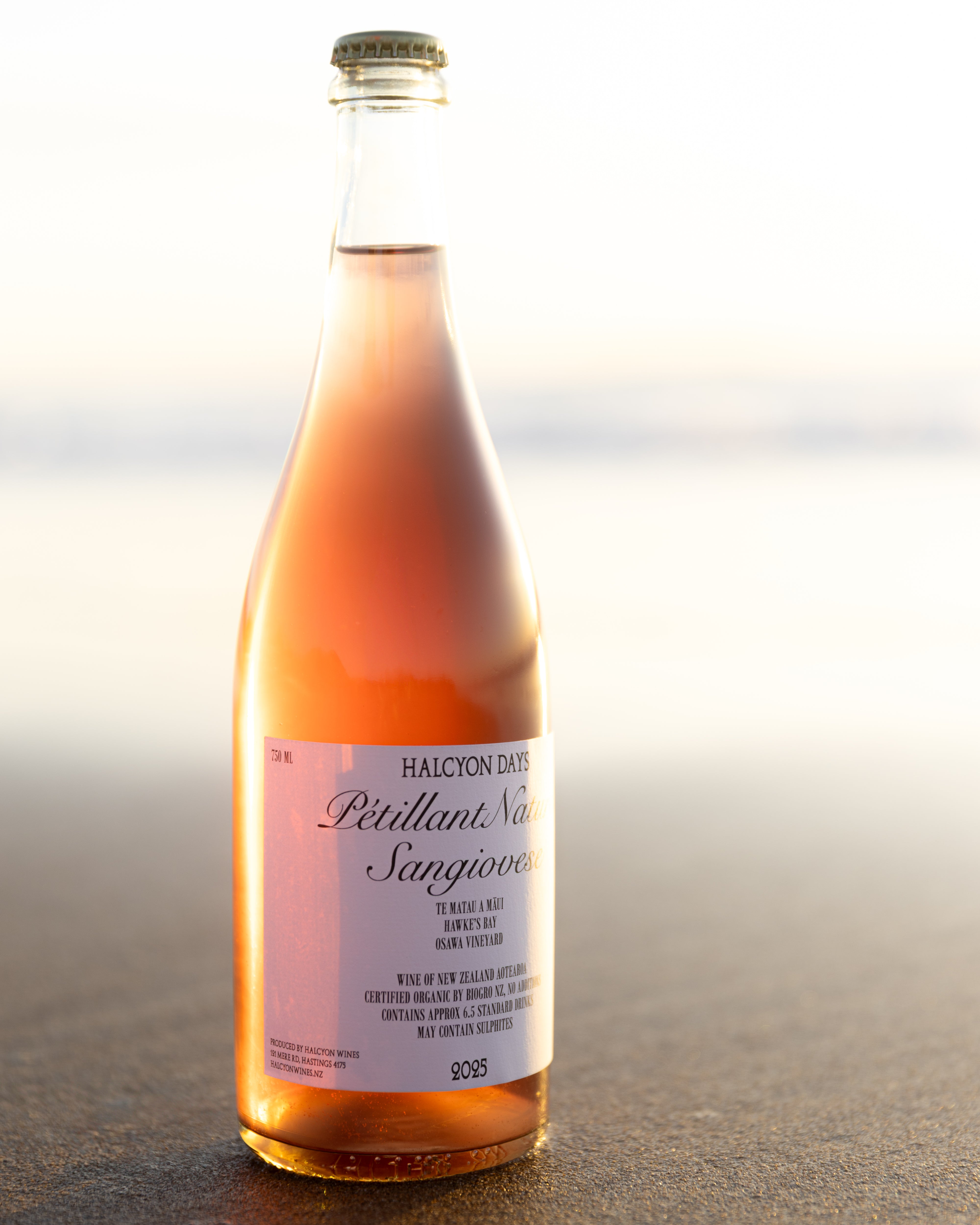 Halcyon Days 2025 Sangiovese Rose Pétillant Naturel
